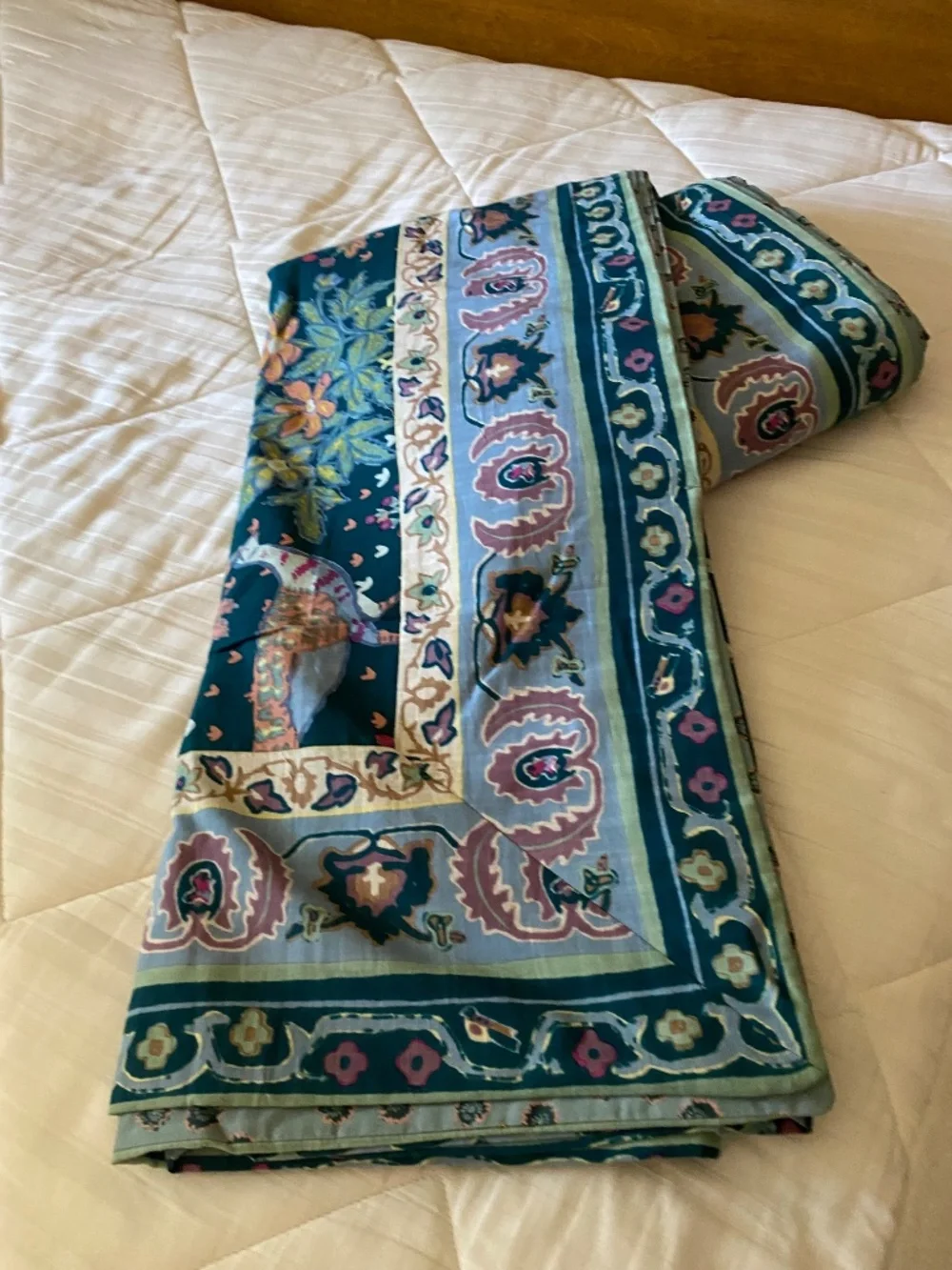 ANTHROPOLOGIE  DARBY DUVET QUEEN W/Q SHAMS 2 EA W/ CURTAINS SET OF 2 EA ALL NEW